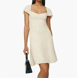 NWT Reformation Novia dress in salt and pepper